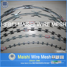 Electro Galvanized Razor Barbed Wire